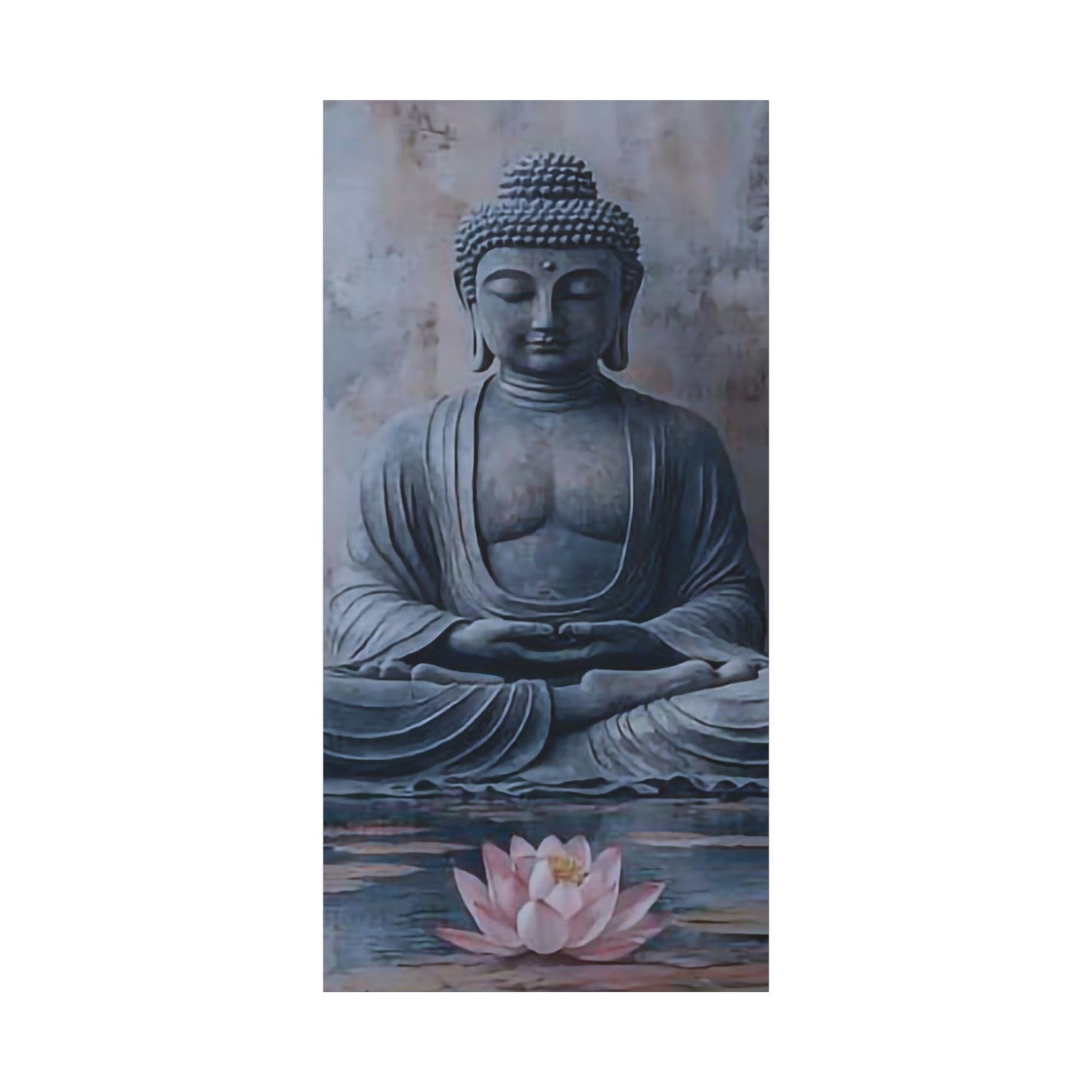 Buddha Lotus Canvas Wall Art | Serenity and Calm Home Decor