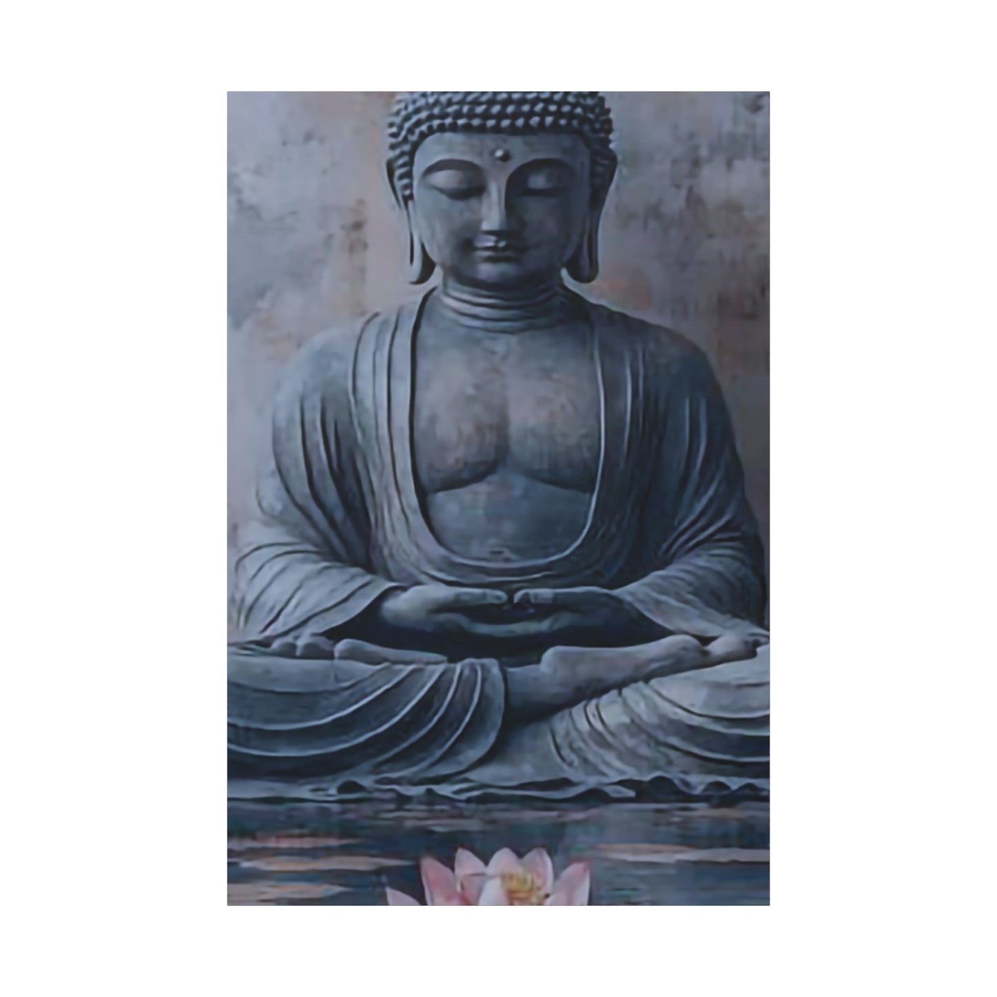 Buddha Lotus Canvas Wall Art | Serenity and Calm Home Decor