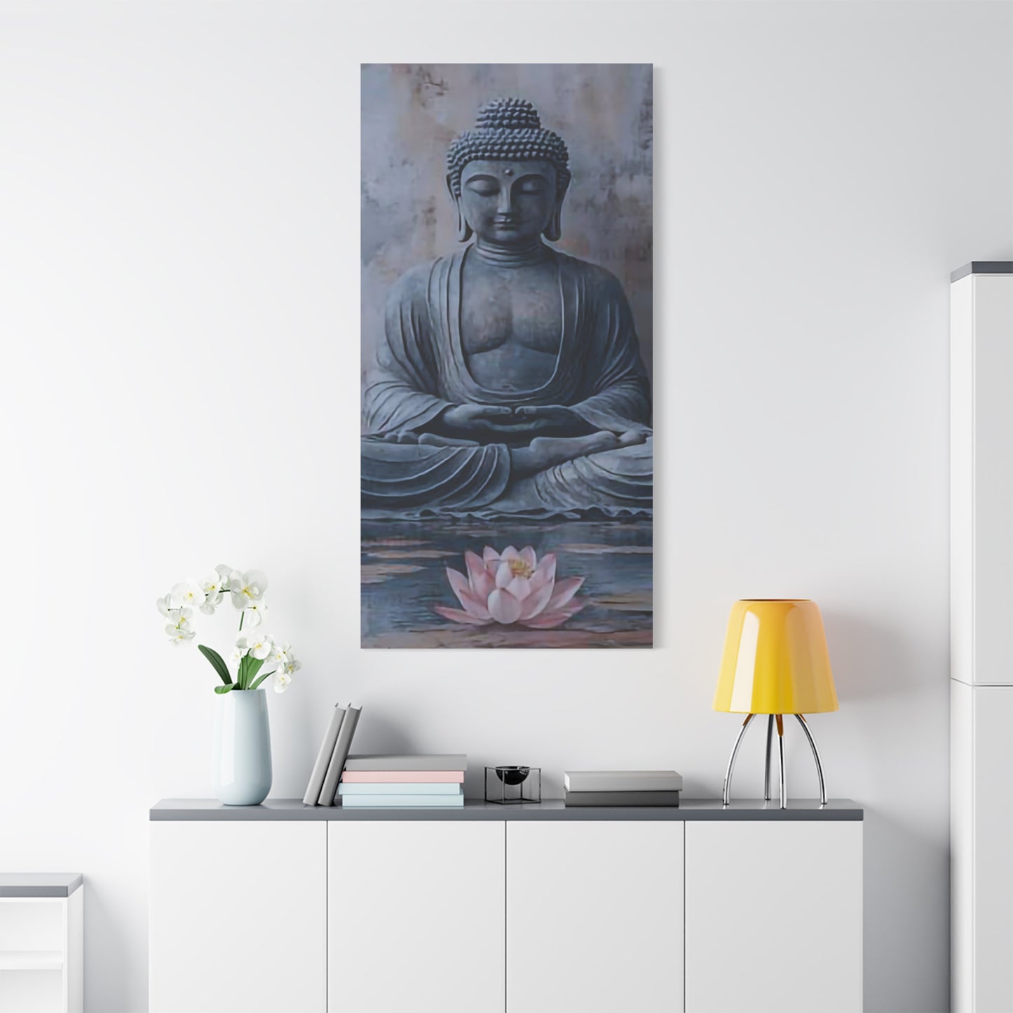 Buddha Lotus Canvas Wall Art | Serenity and Calm Home Decor