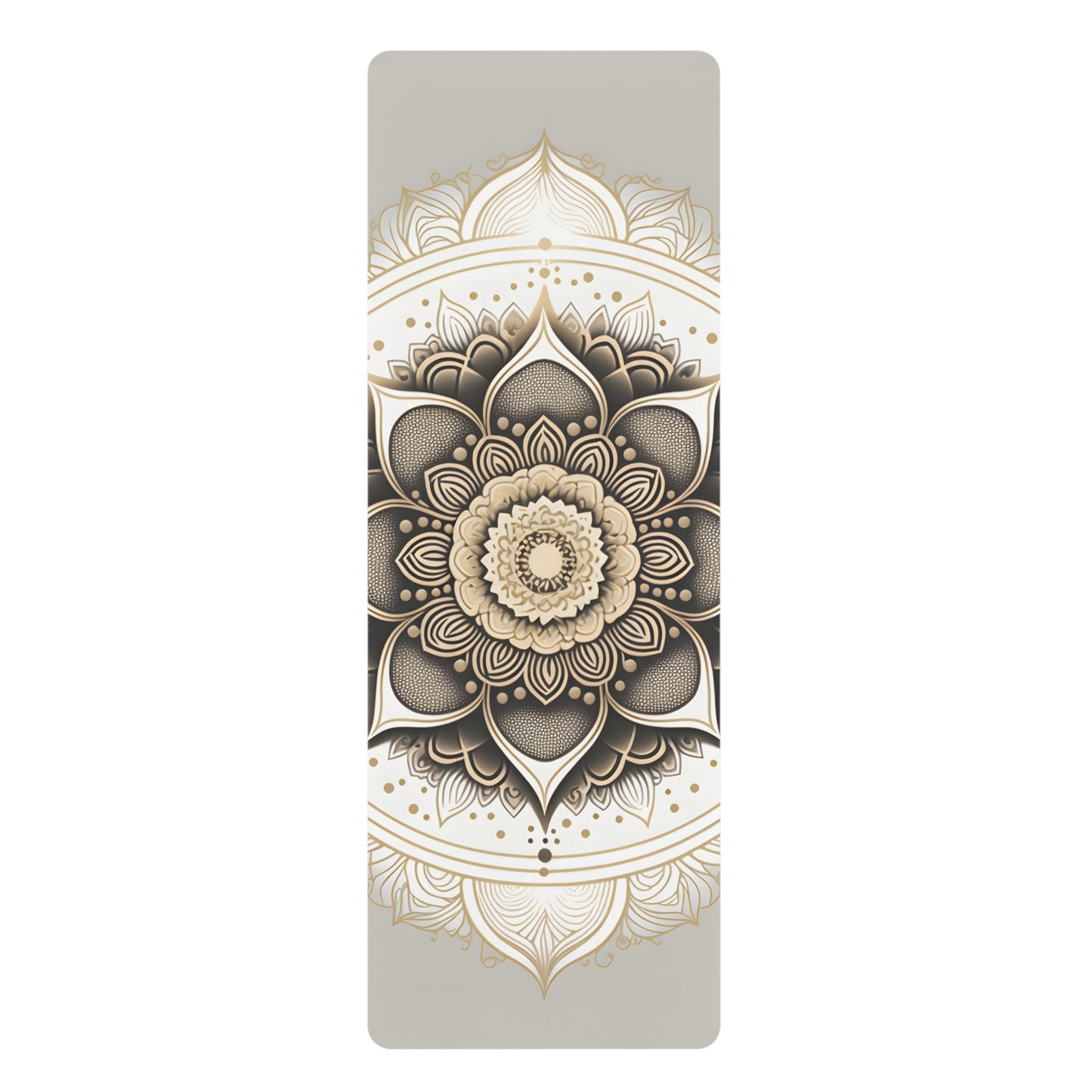 Mandala Design Rubber Yoga Mat - Eco-Friendly Fitness Mat for Home & Studio