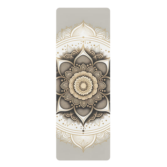 Mandala Design Rubber Yoga Mat - Eco-Friendly Fitness Mat for Home & Studio