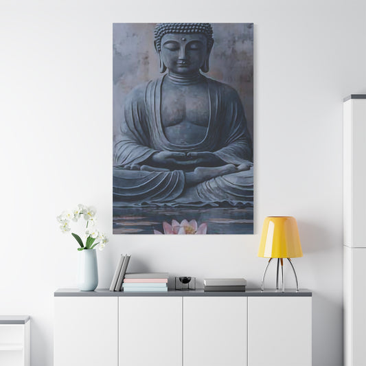 Buddha Lotus Canvas Wall Art | Serenity and Calm Home Decor