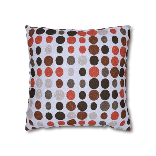 Modern Geometric Pillowcase - Stylish Spun Polyester for Cozy Home Decor